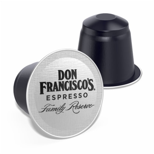Don Francisco's® Coffee Pods for Nespresso Original Machines Espresso Clasico Dark Roast Perspective: top