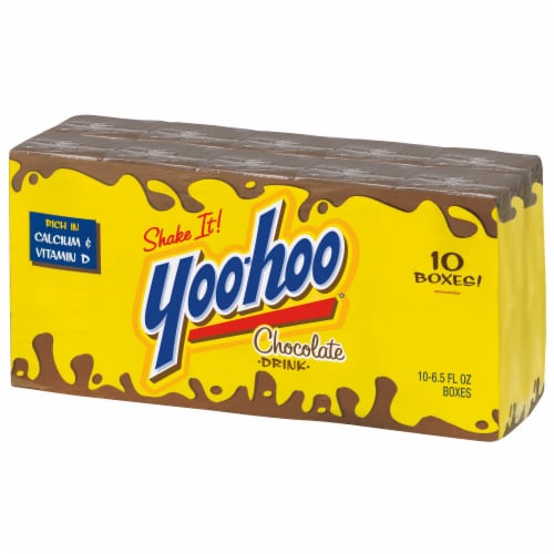 Yoo-hoo Chocolate Drink Boxes Perspective: top