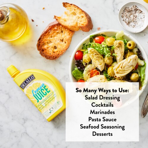 Delallo® 100% Lemon Juice Perspective: top