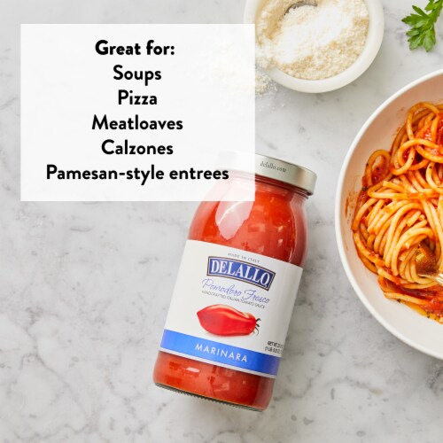 DeLallo® Pomodora Fresco Marinara Pasta Sauce Perspective: top