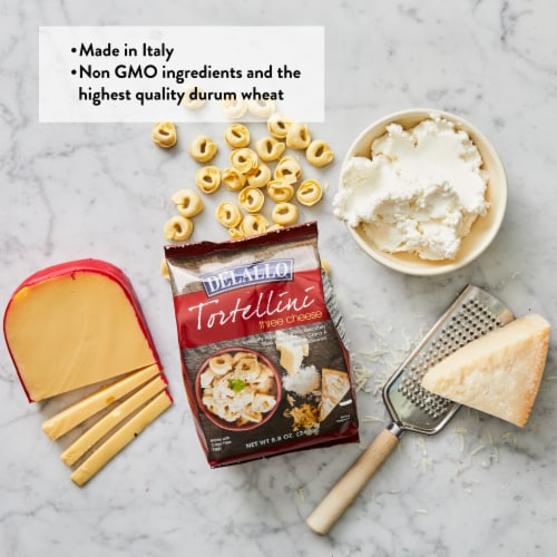 DeLallo® Three Cheese Tortellini Pasta Perspective: top