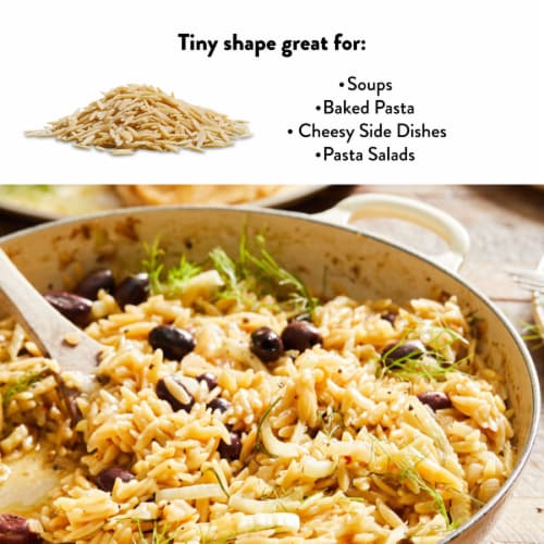 DeLallo® Orzo No. 65 Cut Pasta Perspective: top