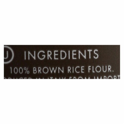 DeLallo Whole Grain Rice Fusilli No.27 Gluten Free Pasta Perspective: top