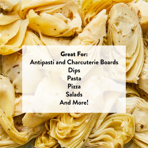 DeLallo® Marinated Artichokes Quartered Hearts Perspective: top