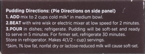 Hershey's Chocolate Pudding Perspective: top