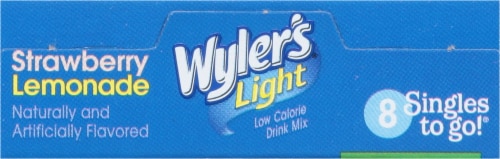 Wyler's Light Strawberry Lemonade Singles to Go Perspective: top