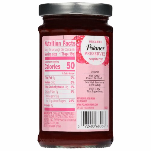 Polaner Organic Raspberry Preserves Perspective: top