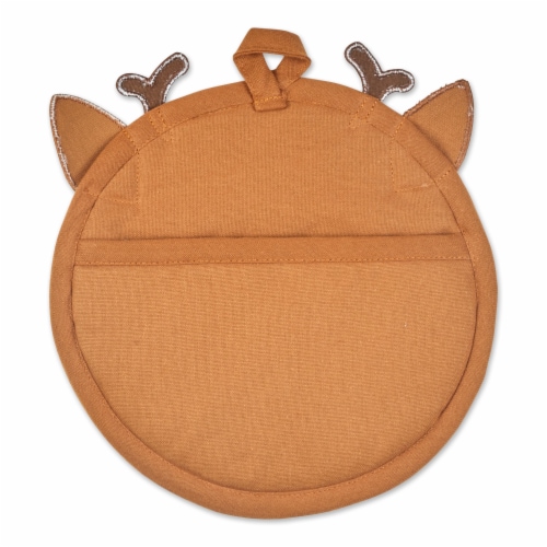 Dii Holiday Potholder Gift Set, Rudy Reindeer, 3 Piece Perspective: top