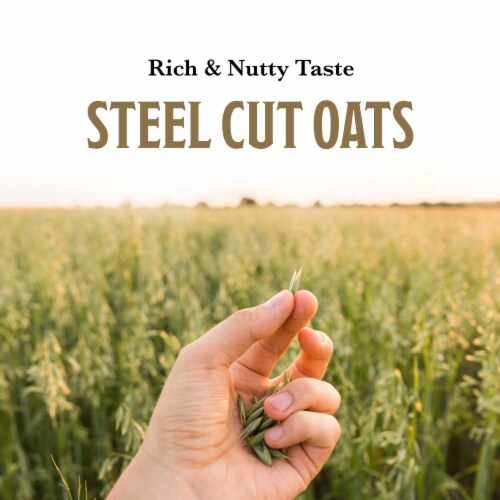 McCann's Imported Kosher Steel Cut Irish Oatmeal - Non-GMO Project Verified Oatmeal Perspective: top