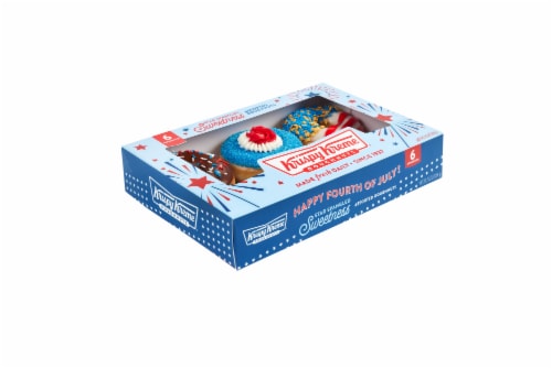 Krispy Kreme® Star Spangled Sweetness Assorted Doughnuts Perspective: top