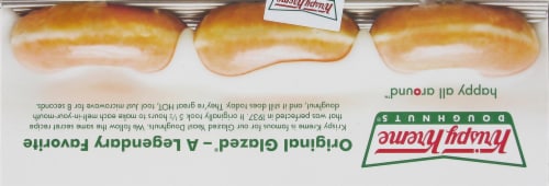 Krispy Kreme Glazed Doughnuts 12 Count Perspective: top