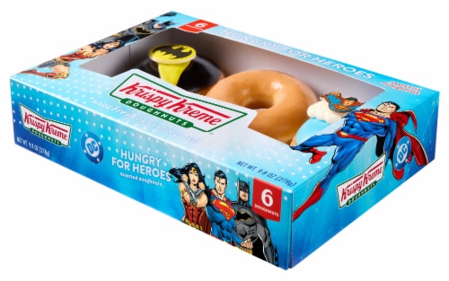 The DC Super Heros Assorted Doughnuts Collection Perspective: top