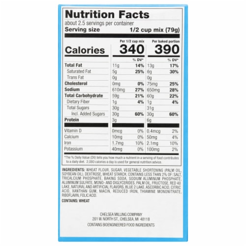 Jiffy® Raspberry Muffin Mix Perspective: top