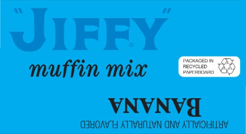 Jiffy® Banana Muffin Mix Perspective: top
