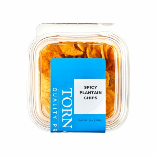 Torn & Glasser Spicy Plantain Chips Perspective: top