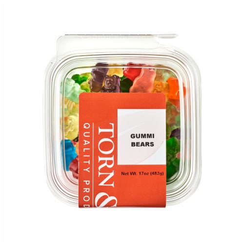 Torn & Glasser 12 Flavors Gummi Bears Perspective: top