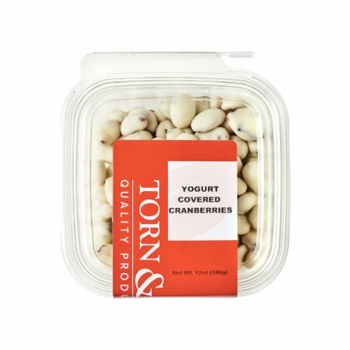 Torn & Glasser Yogurt Covered Cranberries Perspective: top