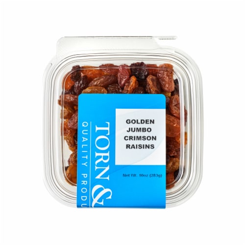 Torn & Glasser Golden Jumbo Crimson Raisins Perspective: top