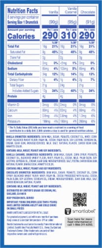 Drumstick® Chocolate Vanilla Caramel Vanilla Variety Frozen Dairy Dessert Cones Perspective: top