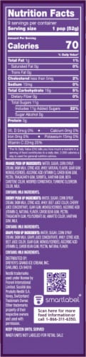 Nestle® Push Up Cherry Orange Grape Variety Pops Perspective: top