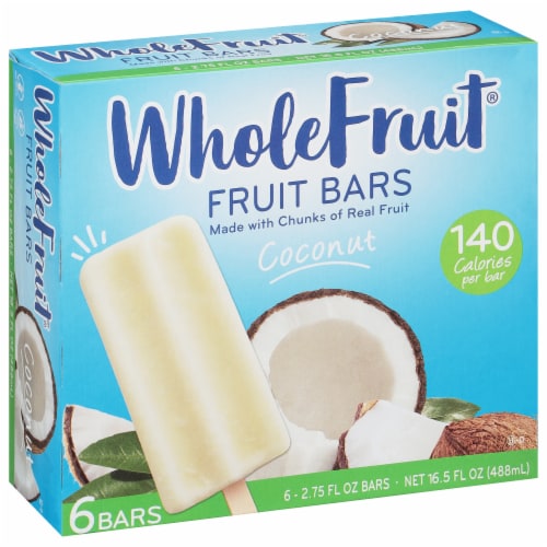 Whole Fruit Coconut Fruit Bars - 6 Ct Perspective: top