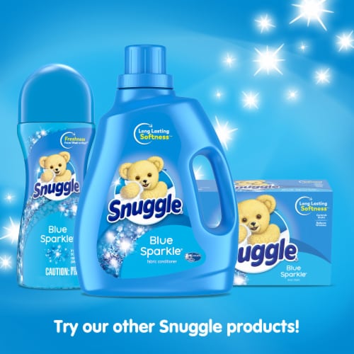 Snuggle Blue Sparkle Fabric Softener Perspective: top
