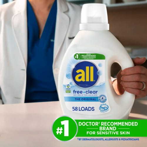 All® Free Clear Original Liquid Laundry Detergent Perspective: top