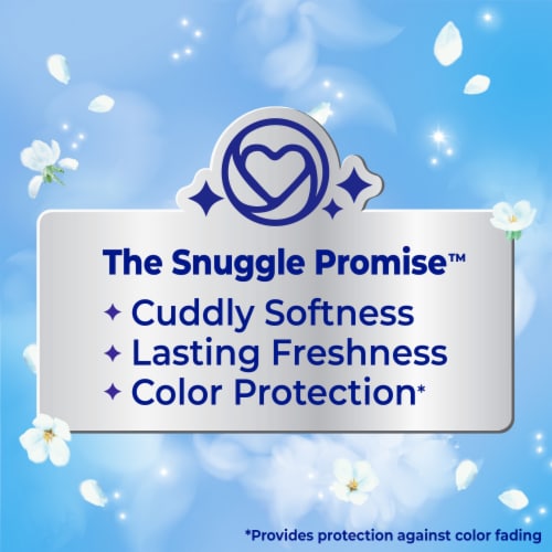 Snuggle® Cuddle-Up Fresh™ Blue Sparkle® Liquid Fabric Softener Perspective: top