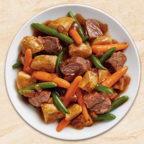 Healthy Choice Cafe Steamers Beef Merlot Frozen Meal Perspective: top