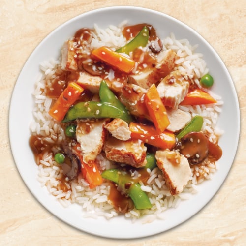 Healthy Choice® Cafe Steamers® Sweet Sesame Glazed Chicken Frozen Meal Perspective: top