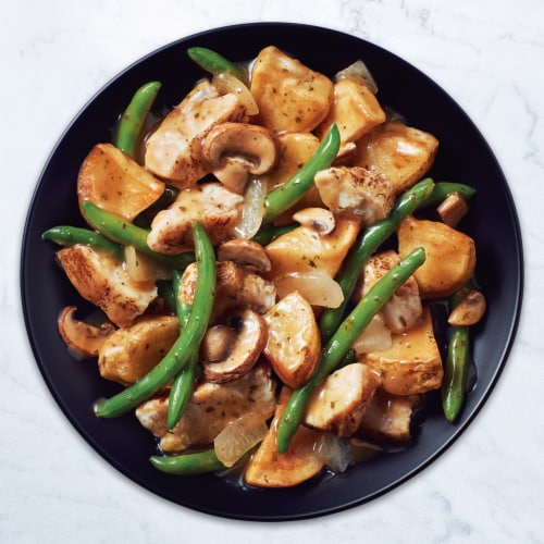 Healthy Choice Simply Steamers Grilled Chicken Marsala Frozen Meal Perspective: top
