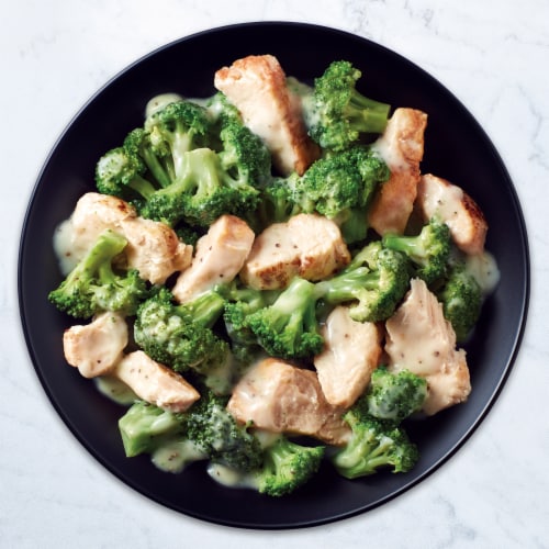 Healthy Choice Simply Steamers Grilled Chicken & Broccoli Alfredo Frozen Meal Perspective: top