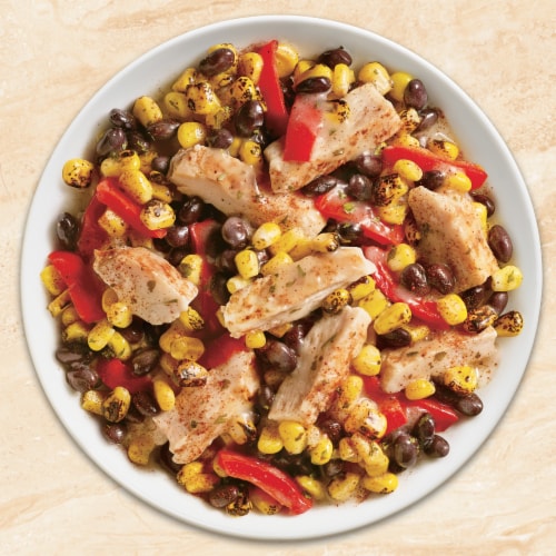 Healthy Choice Cafe Steamers Mexican-Style Street Corn Frozen Meal Perspective: top