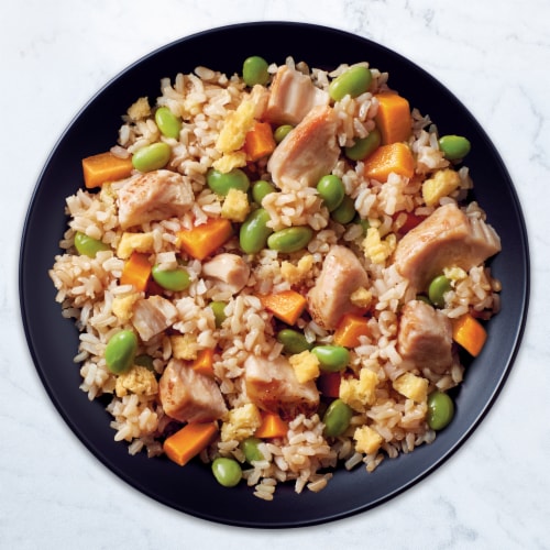 Healthy Choice Simply Steamers Chicken Fried Rice Frozen Meal Perspective: top