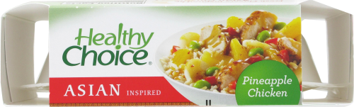 Healthy Choice Asian Inspired Pineapple Chicken Perspective: top