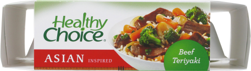 Healthy Choice Asian Inspired Beef Terijaki Perspective: top