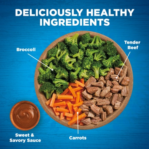 Healthy Choice® Zero Beef And Broccoli Bowl Frozen Meal Perspective: top