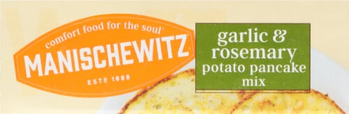 Manischewitz® Garlic & Rosemary Potato Pancake Mix Perspective: top