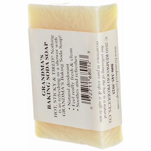 Grandma's Pure & Natural Baking Soda Bath Soap Perspective: top