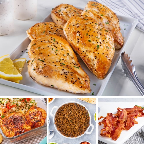 Perdue Farms Premium Chicken Beef and Pork Bundle Perspective: top
