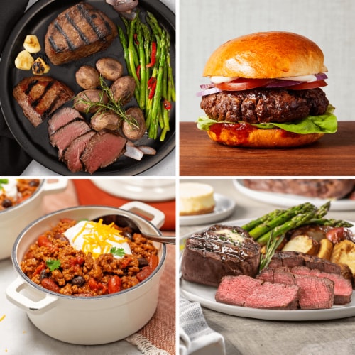 Perdue Niman Ranch Angus Steak and Beef Bundle Perspective: top