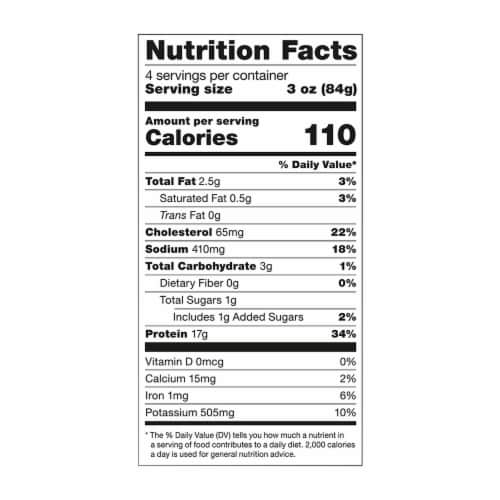 PERDUE® Flavor-Infused Greek-Inspired Diced Chicken Chunks Perspective: top