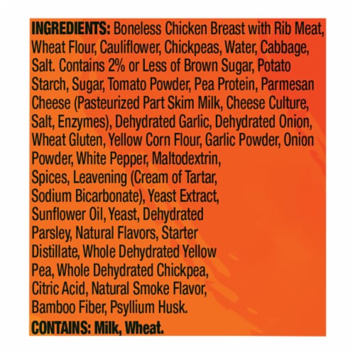 PERDUE® CHICKEN PLUS® Chicken Breast and Vegetable Snackers, Pizza Flavor Perspective: top