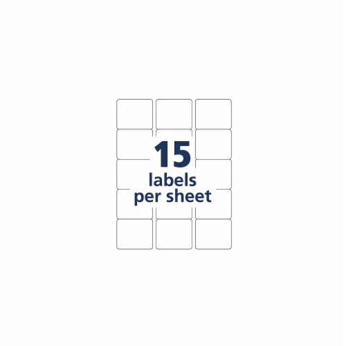 Avery® Astrobrights Rectangular Color Labels Perspective: top