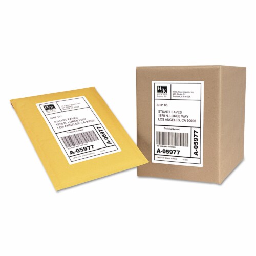 Avery™ Internet Shipping Labels - White Perspective: top