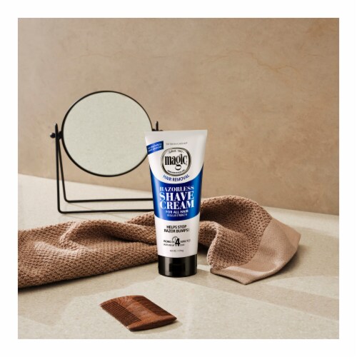 Softsheen-Carson Magic Shave Razorless Shave Cream for All Hair Types Perspective: top