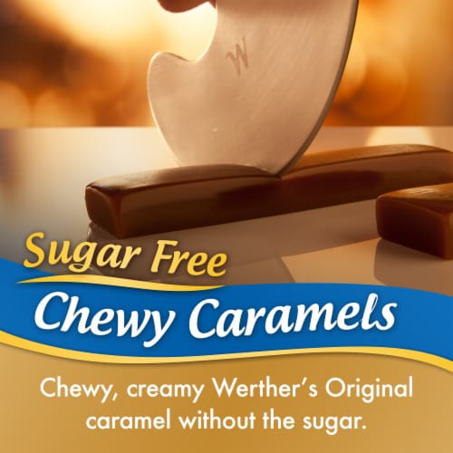 Werther's Original Sugar Free Chewy Caramel Candies Perspective: top