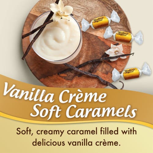 Werthers Original Soft Vanilla Crème Caramel Candy Perspective: top