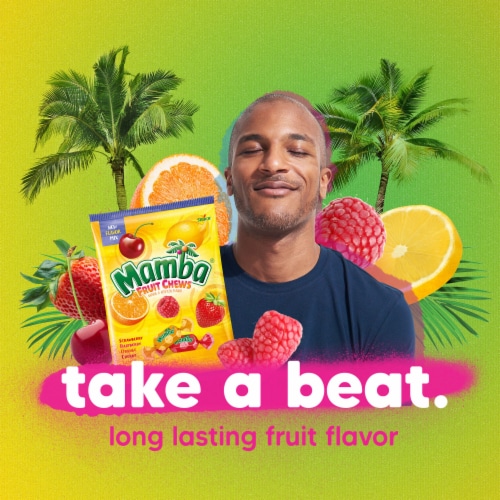 Mamba® Fruit Chews Chewy Candy Perspective: top