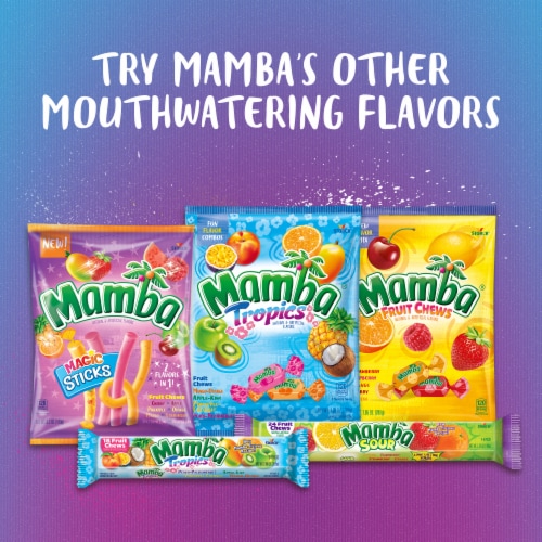 Mamba® Tropics Fruit Chews Chewy Candy Perspective: top